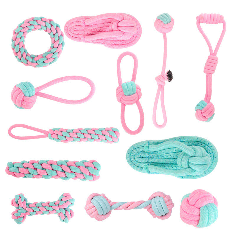 Cotton Rope Dog Toys – Interactive Chew & Tug Toys