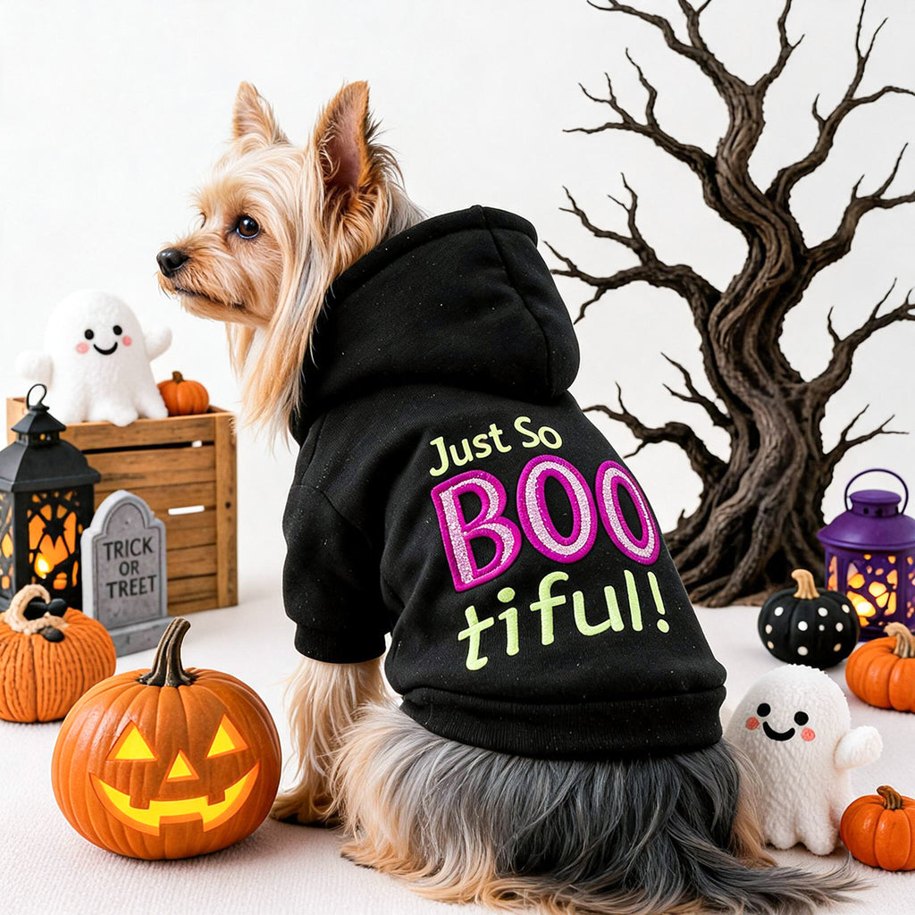 BOO-tiful Halloween Pet Hoodie – Dogs & Cats