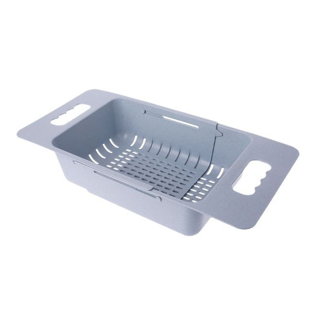 Adjustable Over-the-Sink Draining Basket – Kitchen Organizer
