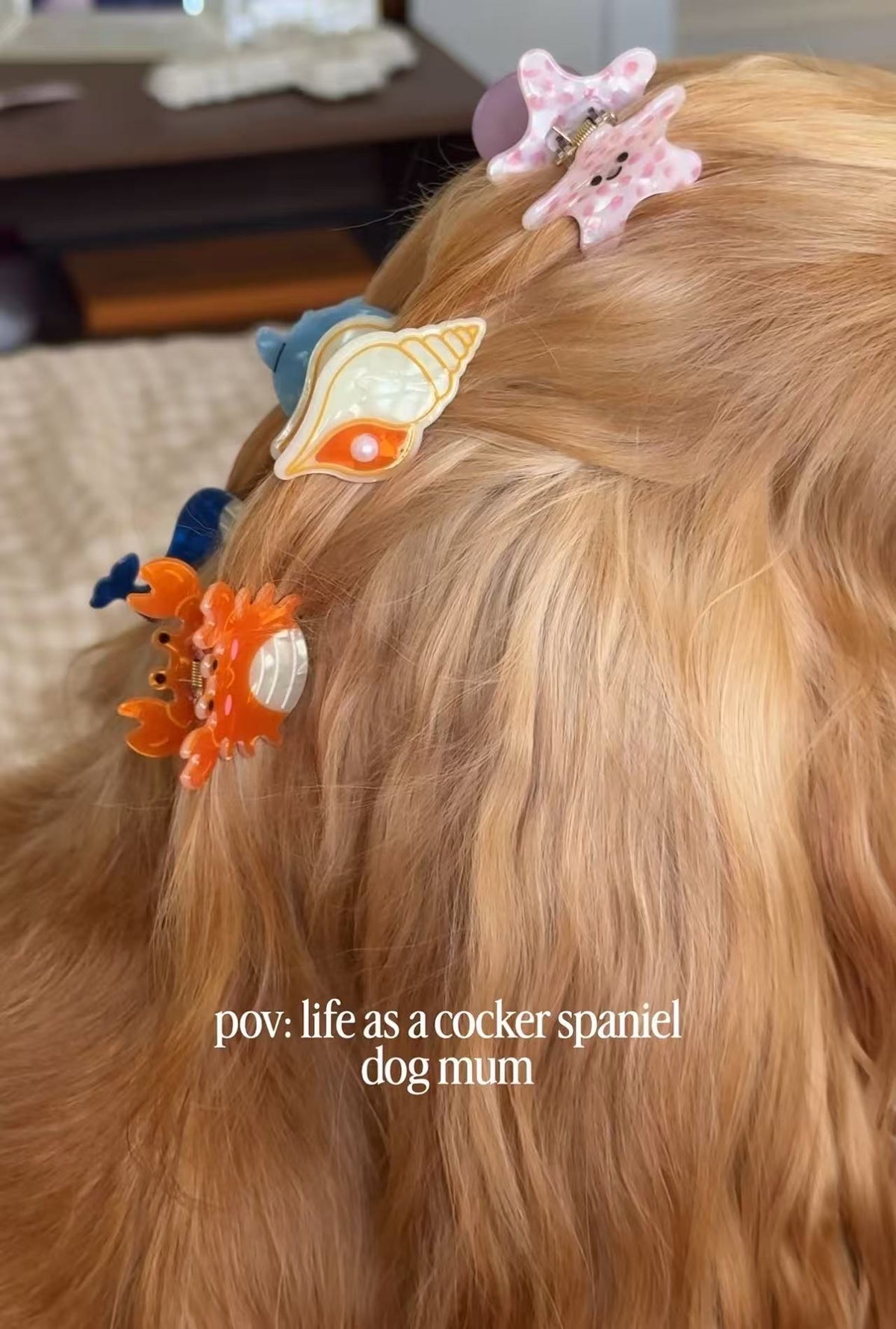 PAWSOME PETS NEW YORK Hand-painted OCEAN COLLECTION SMALL Hair Clip | Eco-Friendly