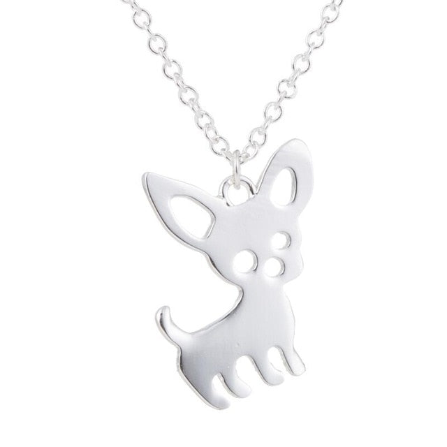 Chihuahua Pendant Necklace – Dog Lover Jewelry