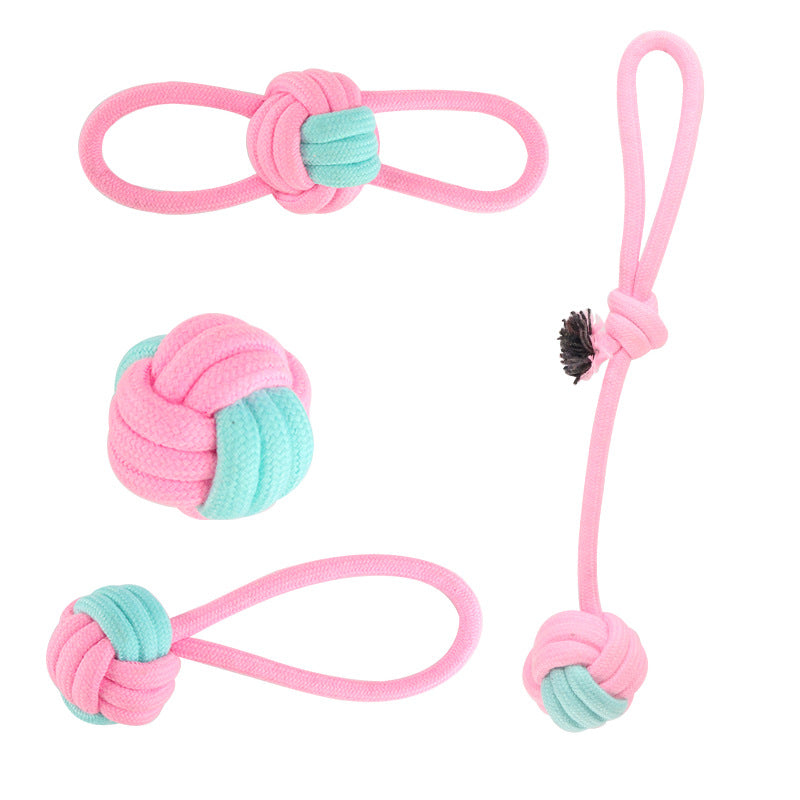 Cotton Rope Dog Toys – Interactive Chew & Tug Toys