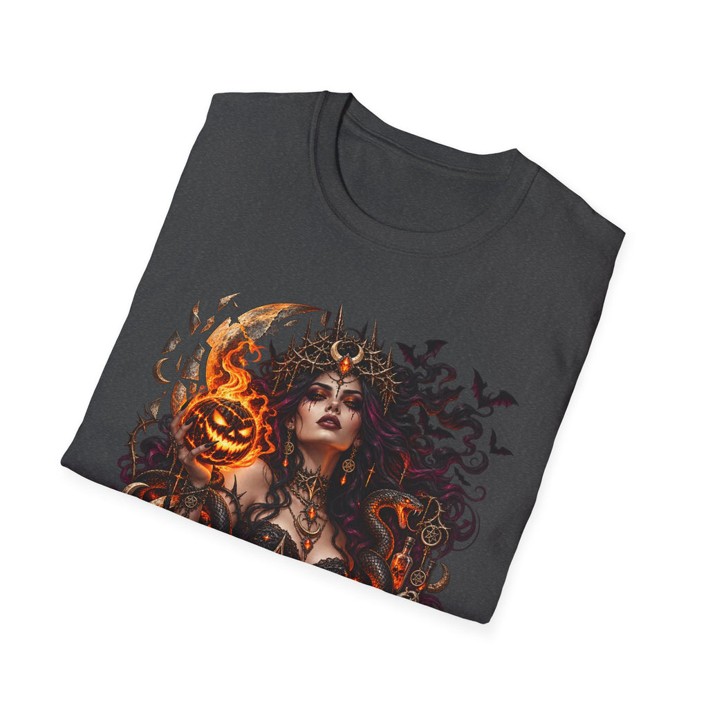 Queen of October Halloween Witch T-Shirt