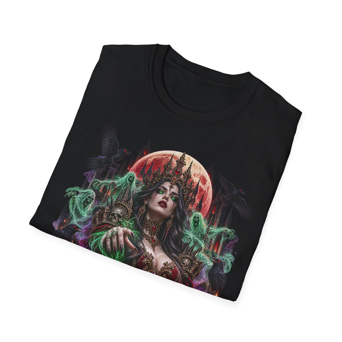 Gothic Witch Ritual Graphic T-Shirt