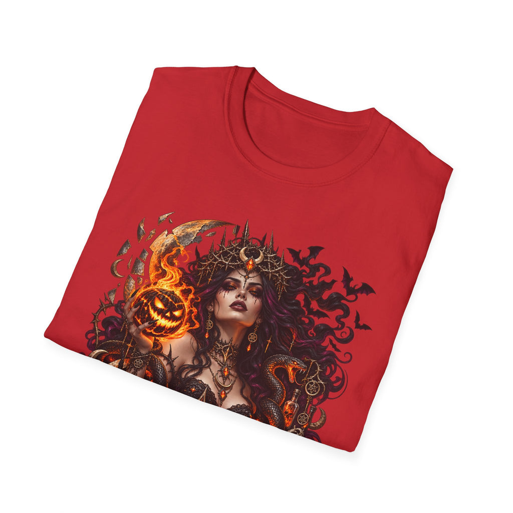 Queen of October Halloween Witch T-Shirt