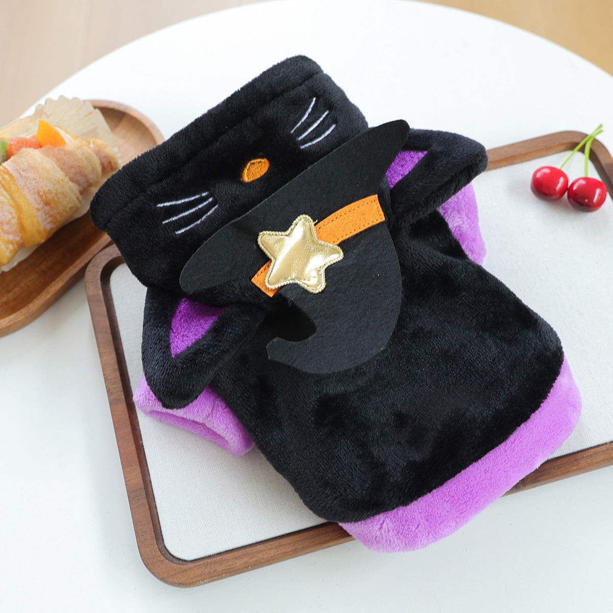 Halloween Witch Hoodie Costume for Small Dogs