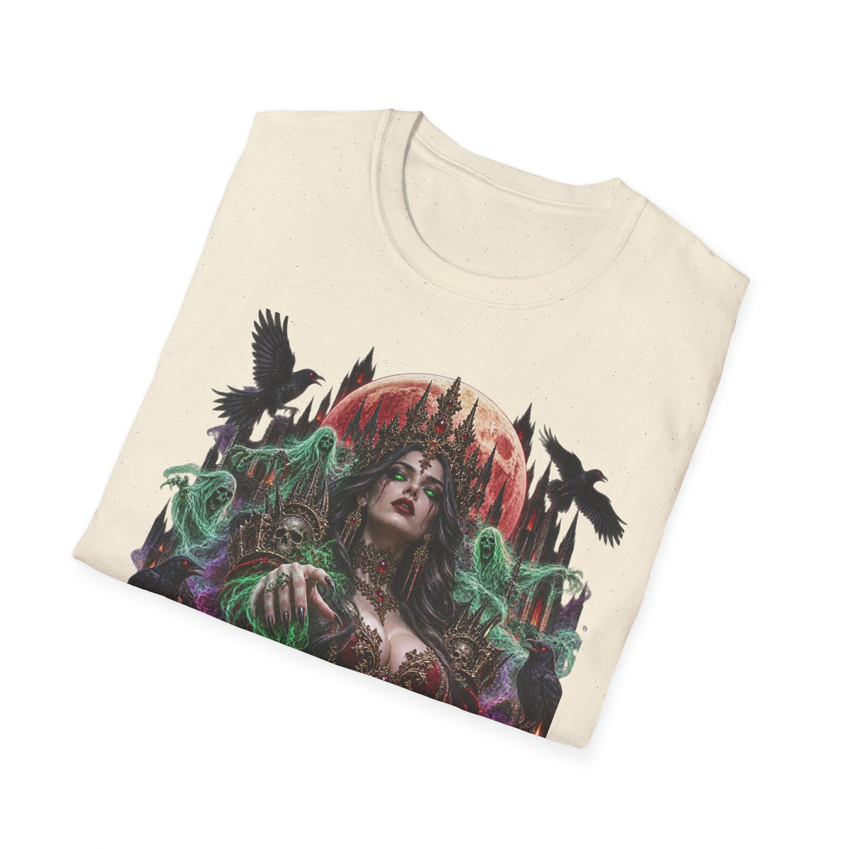 Gothic Witch Ritual Graphic T-Shirt