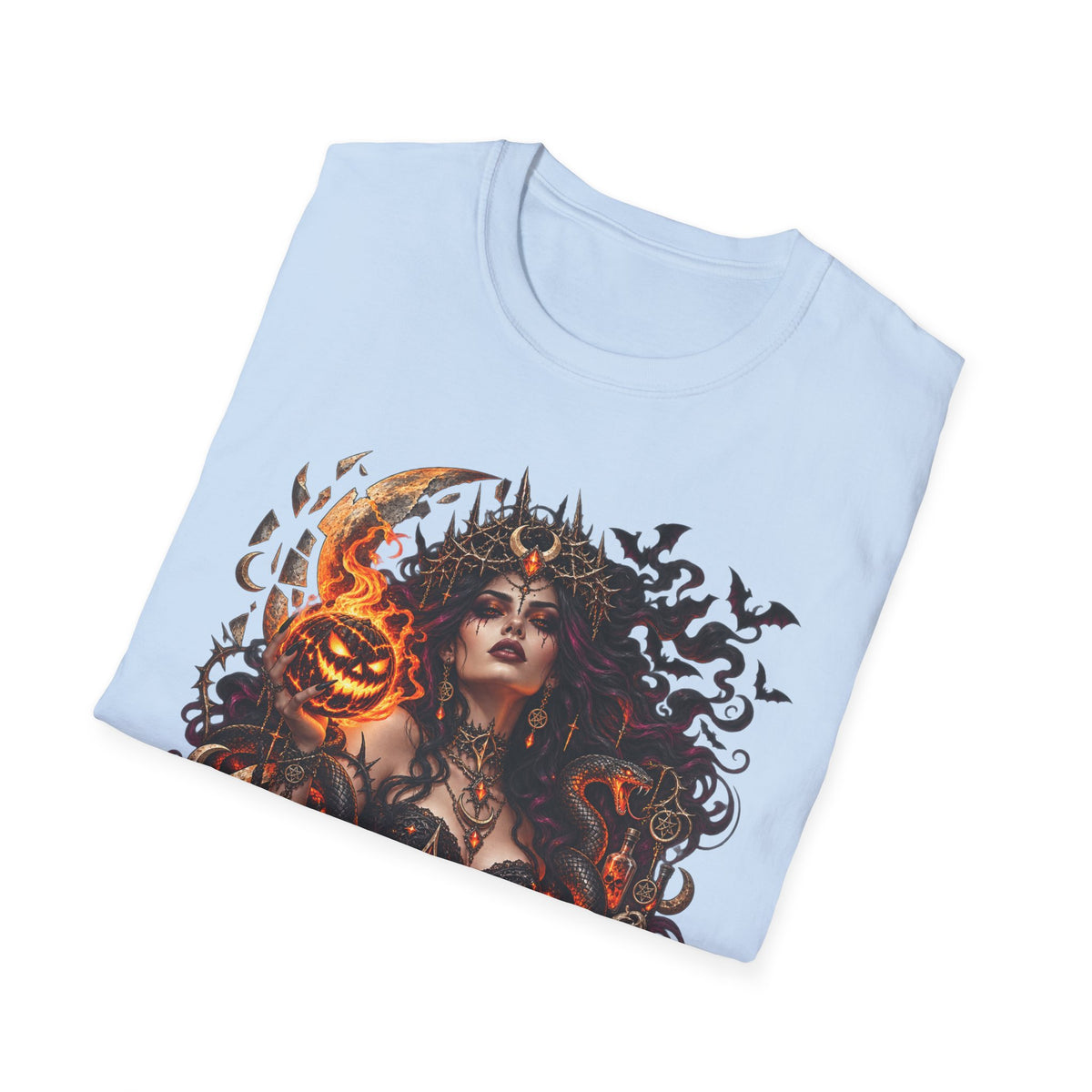 Queen of October Halloween Witch T-Shirt