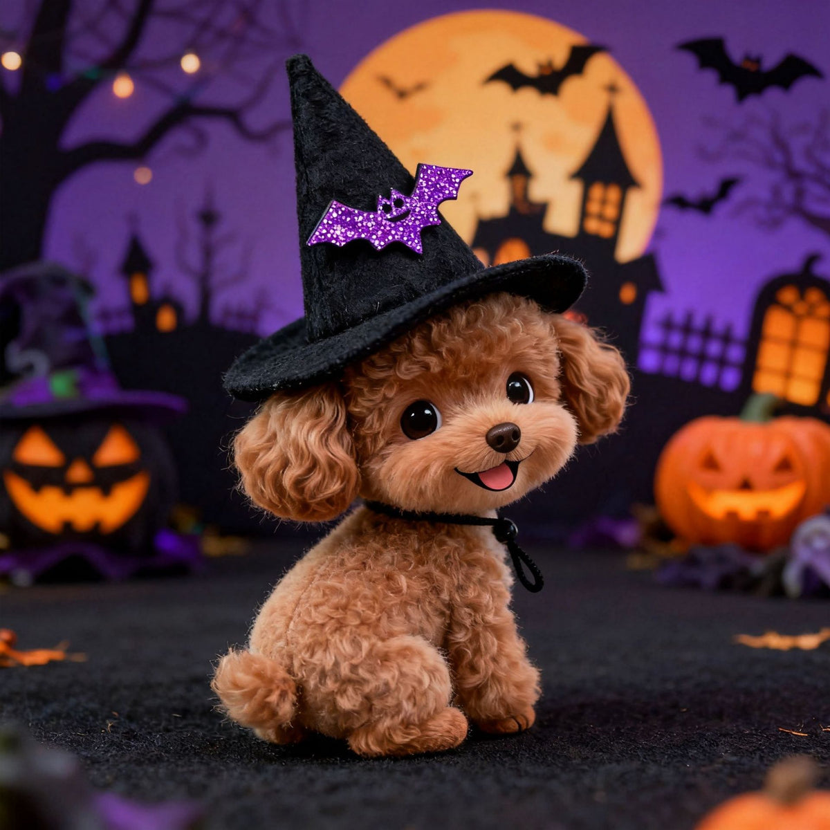 Halloween Pet Hat – Pumpkin, Bat & Spider Costumes