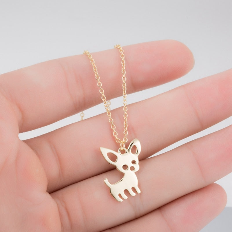 Chihuahua Pendant Necklace – Dog Lover Jewelry