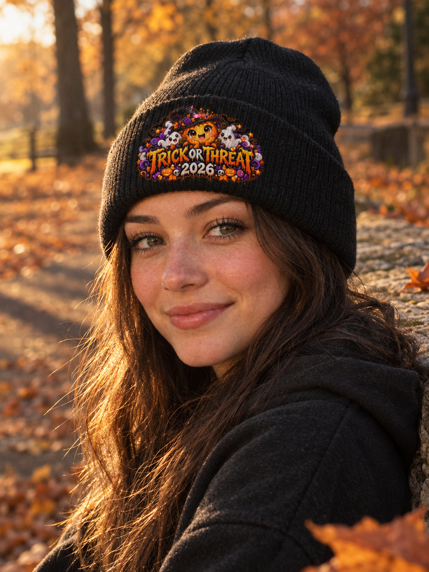 Trick or Treat 2026 Halloween Beanie
