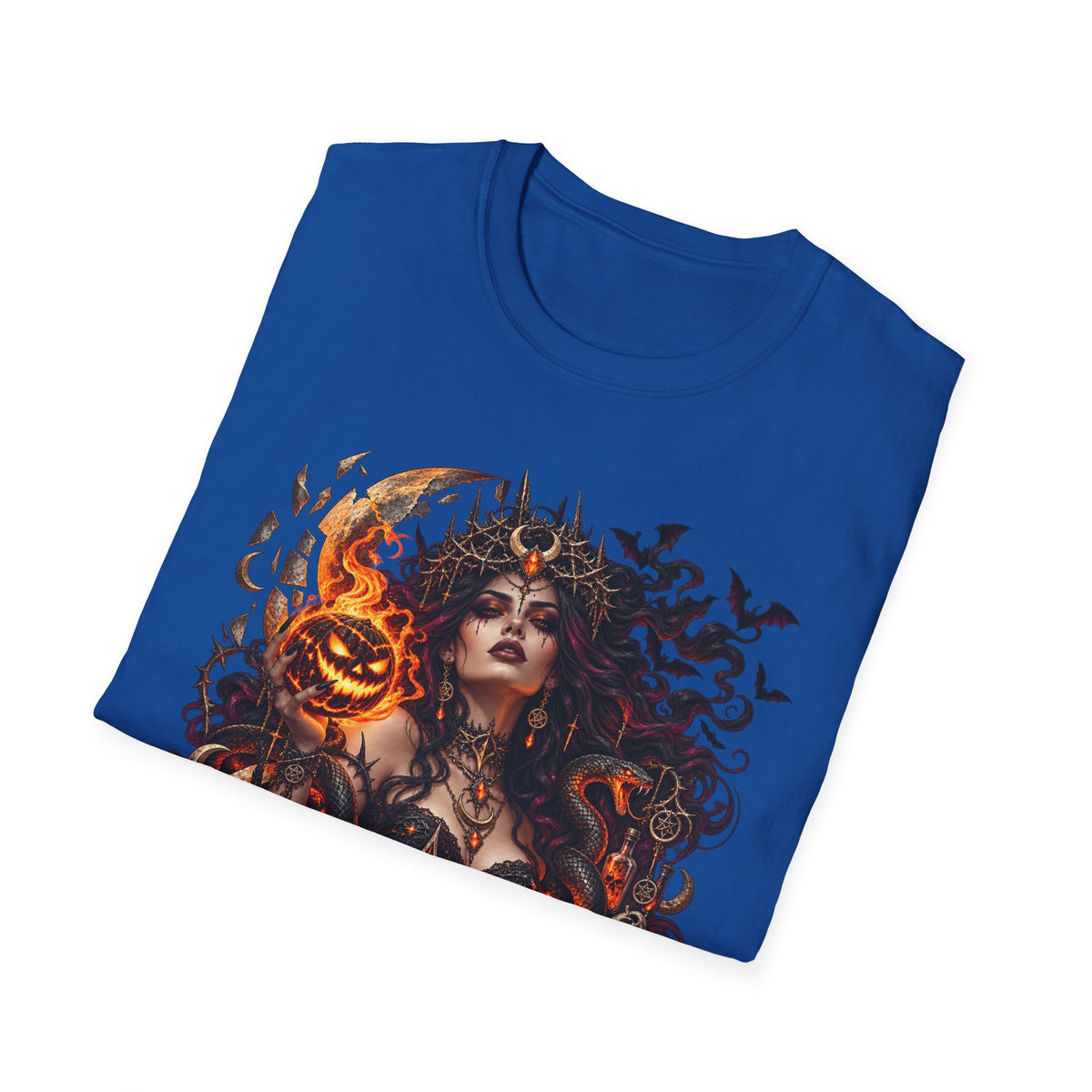 Queen of October Halloween Witch T-Shirt