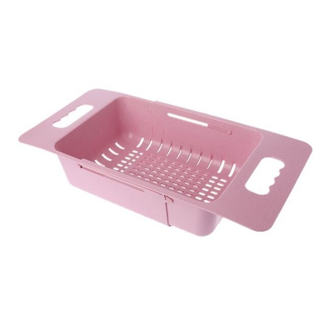 Adjustable Over-the-Sink Draining Basket – Kitchen Organizer