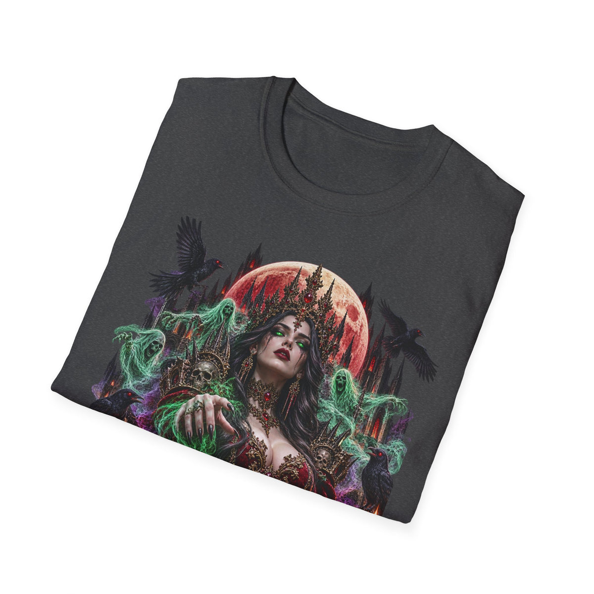 Gothic Witch Ritual Graphic T-Shirt