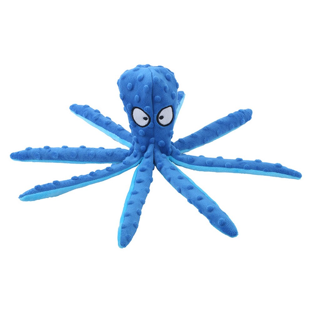 Squeaky Octopus Dog Toy – Soft Interactive Plush Toy