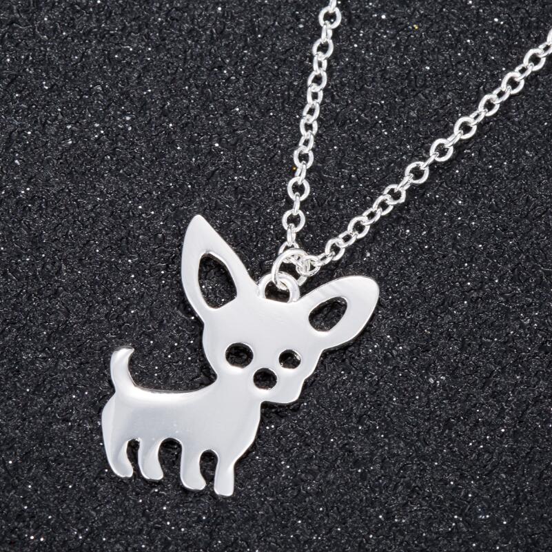 Chihuahua Pendant Necklace – Dog Lover Jewelry