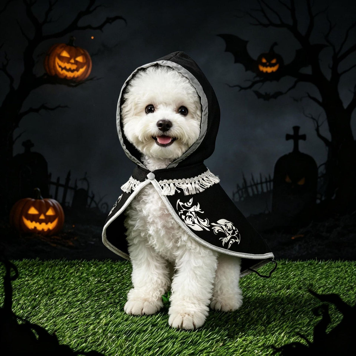 Halloween Eagle Cape Dog Costume – Spooky Pet Cloak