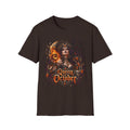 Queen of October Halloween Witch T-Shirt