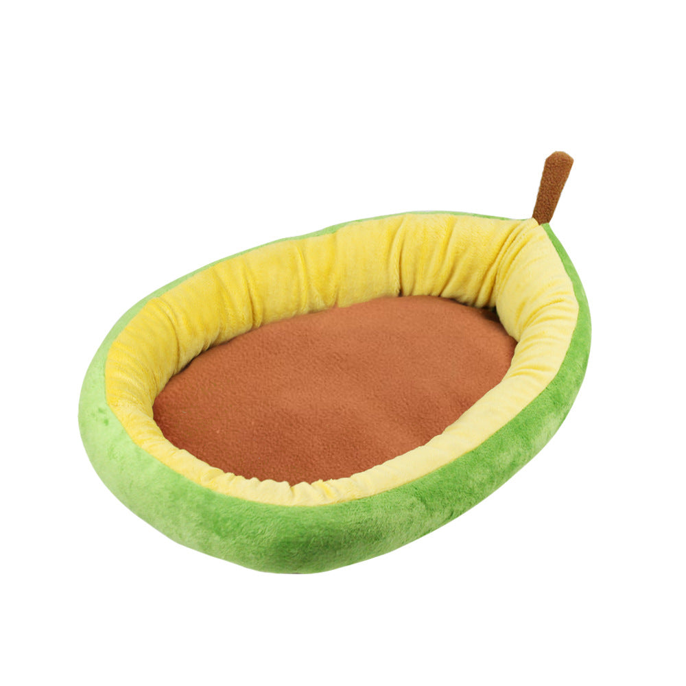 Avocado Pet Bed – Cozy Warm Nest for Cats & Small Dogs