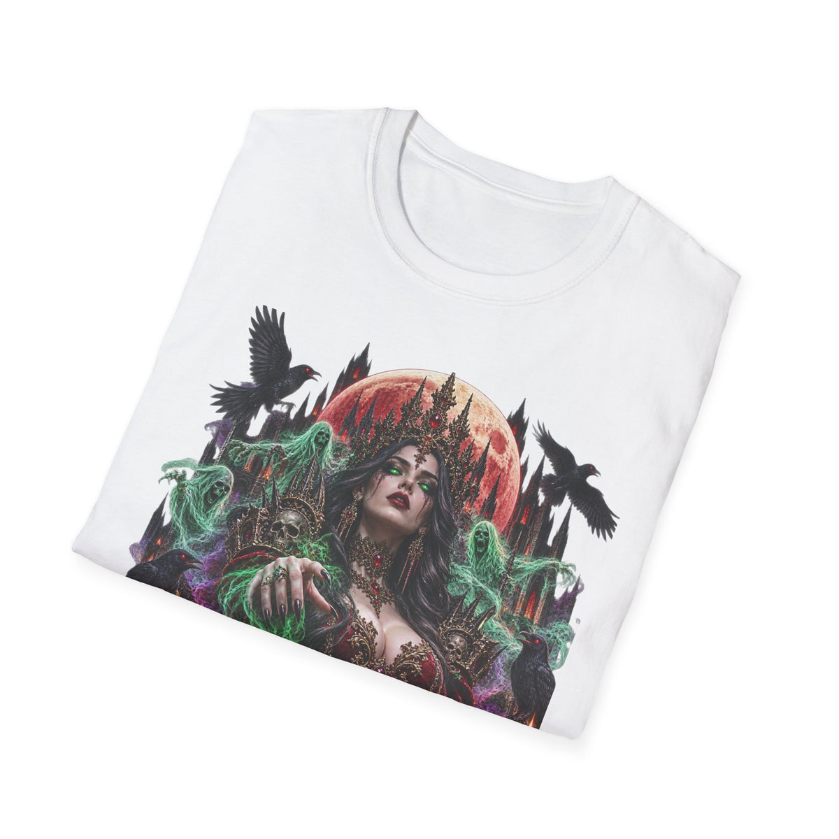 Gothic Witch Ritual Graphic T-Shirt
