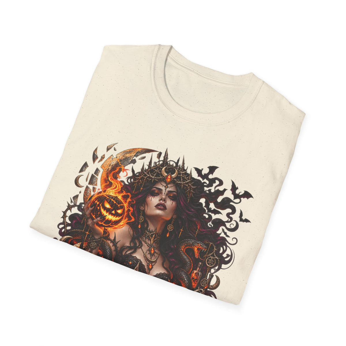 Queen of October Halloween Witch T-Shirt