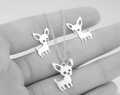 Chihuahua Pendant Necklace – Dog Lover Jewelry