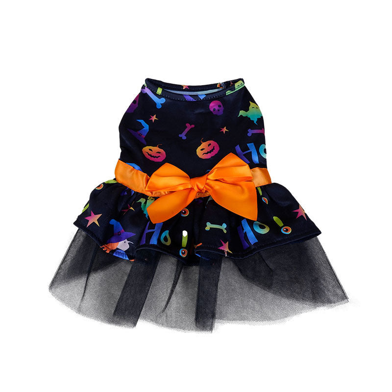 Day of the Dead Pet Cloak – Halloween Dog & Cat Costume
