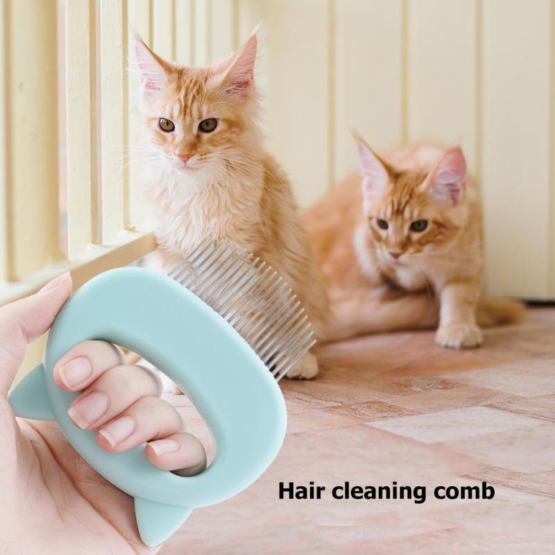 elf-Cleaning Pet Grooming Brush – Gentle Hair Removal