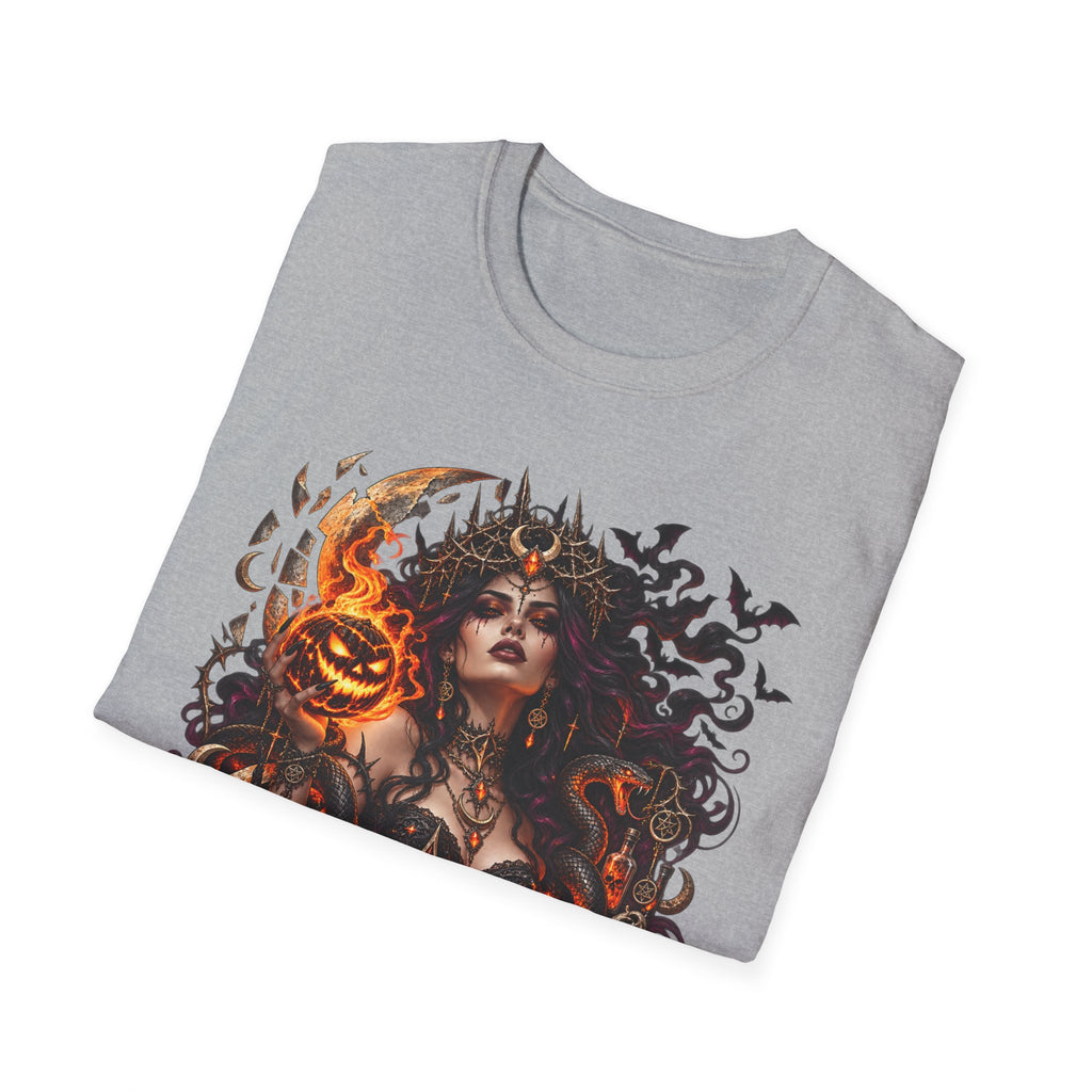 Queen of October Halloween Witch T-Shirt