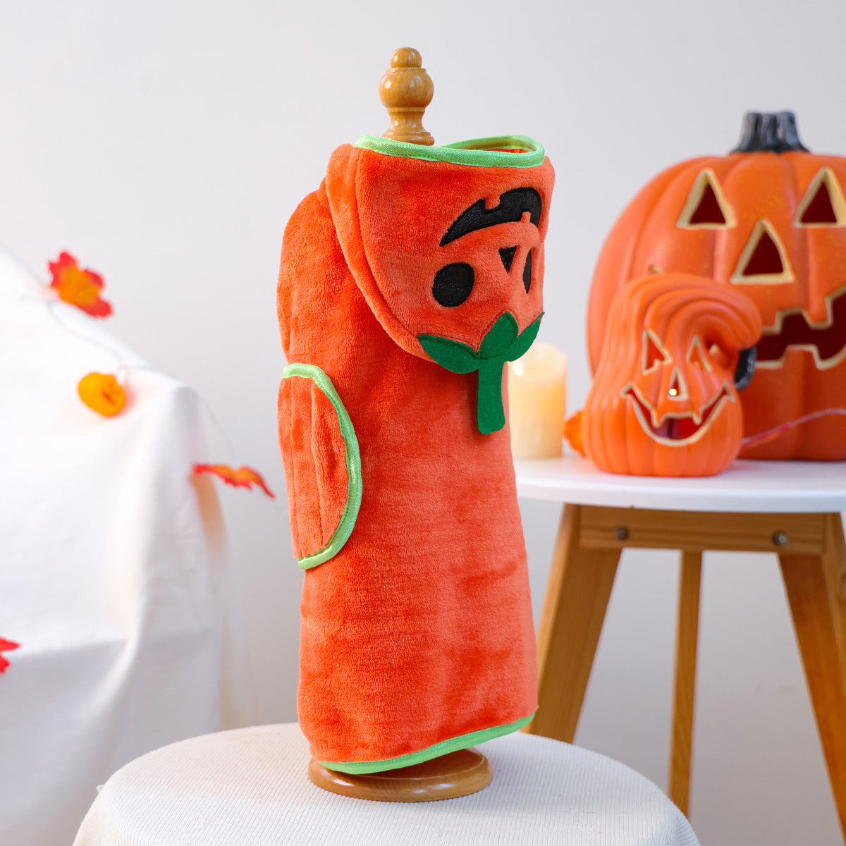 Halloween Pet Bath Robe – Ghost & Pumpkin Dog Towel
