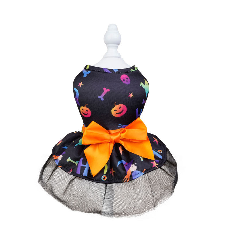 Day of the Dead Pet Cloak – Halloween Dog & Cat Costume