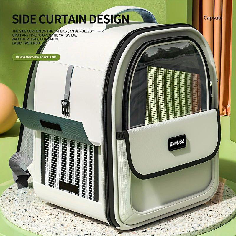Premium Pet Travel Backpack – Ventilated Cat & Small Dog Carrier