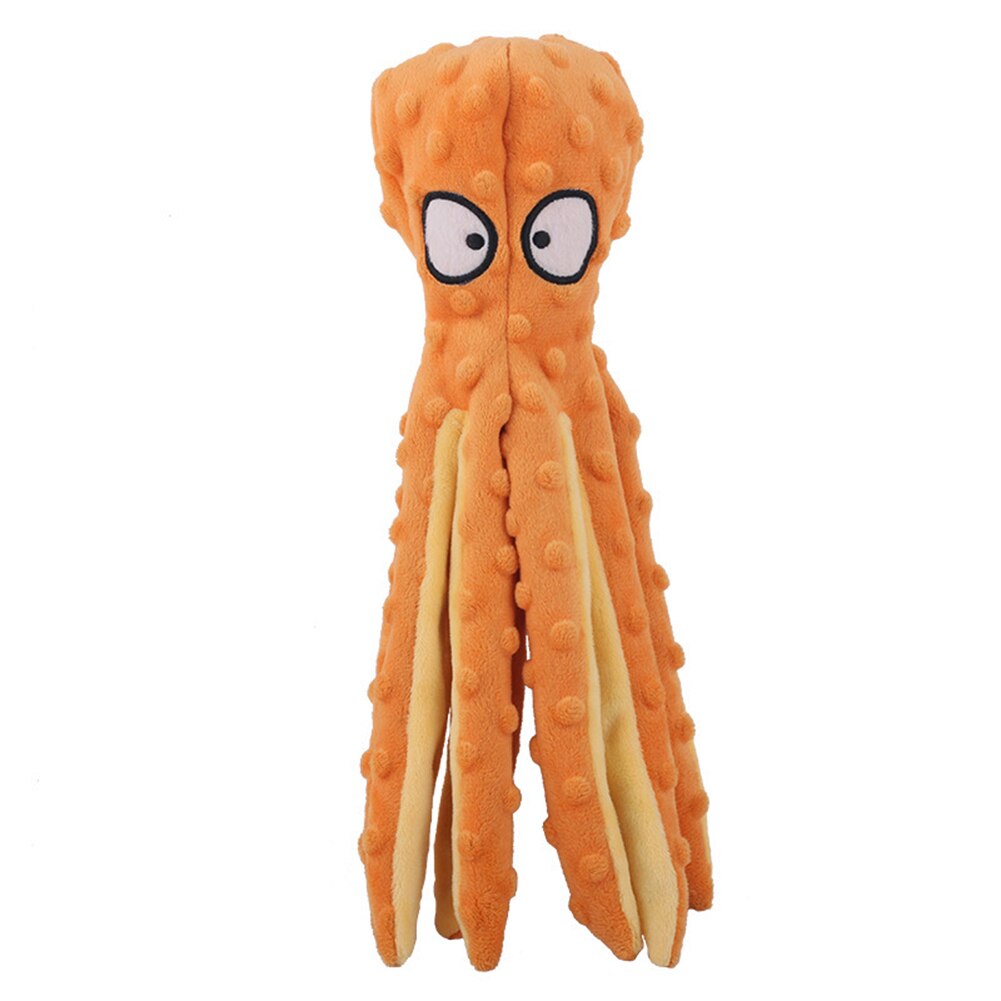 Squeaky Octopus Dog Toy – Soft Interactive Plush Toy