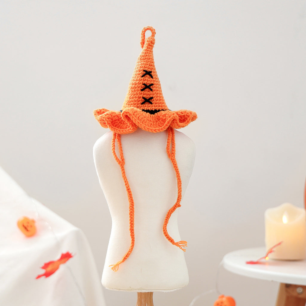 Halloween Knit Witch Hat for Dogs & Cats