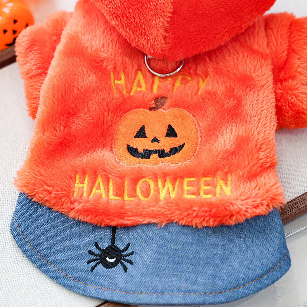 Pumpkin Halloween Hoodie for Dogs & Cats