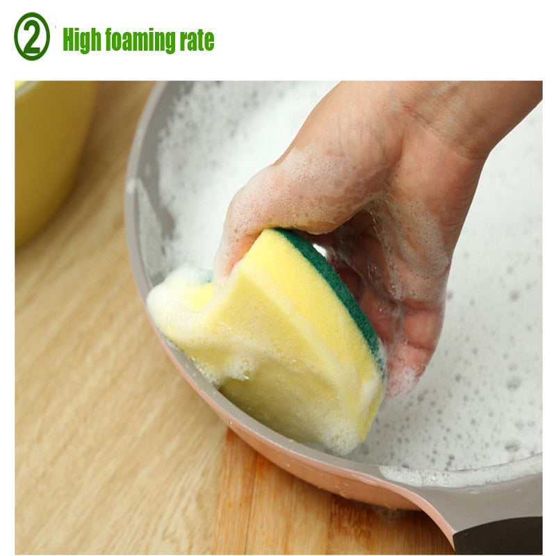 5-Piece Magic Cleaning Sponge Set – Kitchen & Dish Care