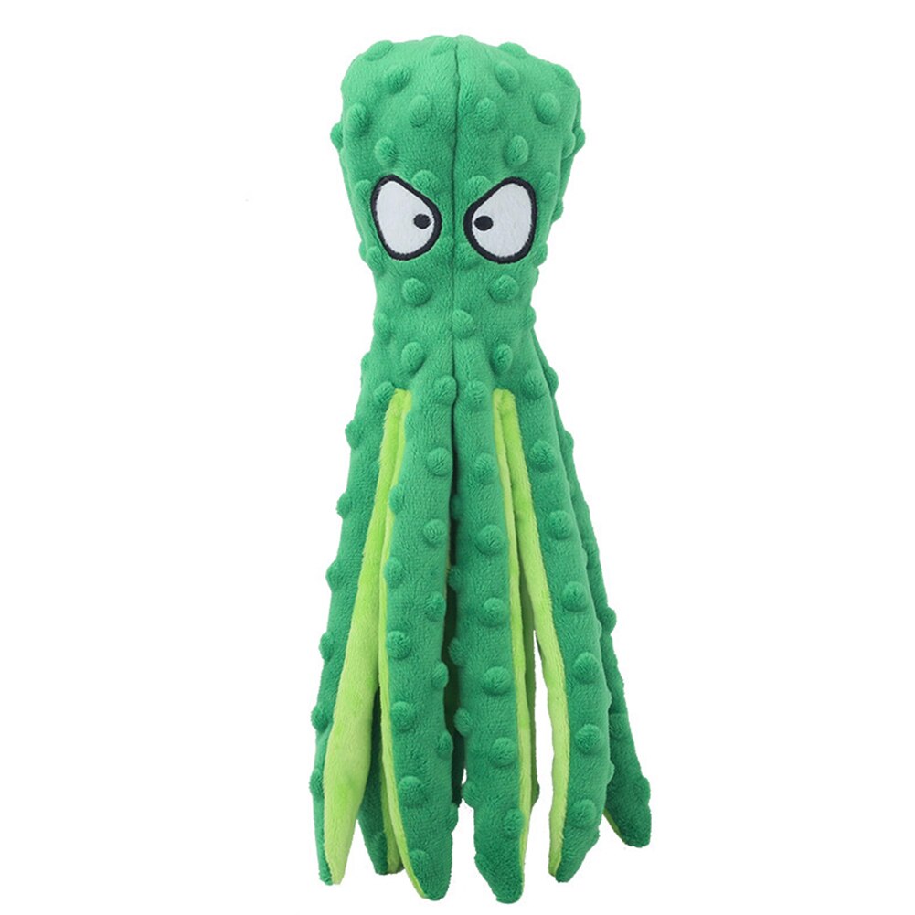 Squeaky Octopus Dog Toy – Soft Interactive Plush Toy
