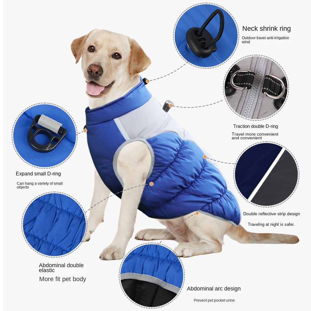 Warm Reflective Winter Dog Coat – Soft & Comfortable