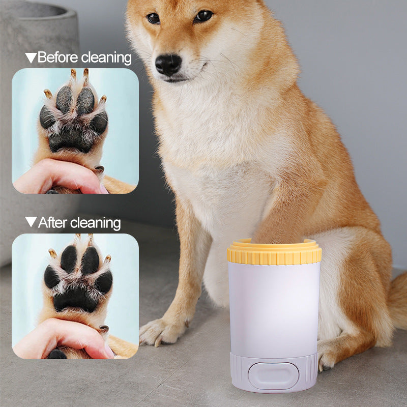Silicone Paw Cleaner for Dogs & Cats – Soft Cleaning Cup