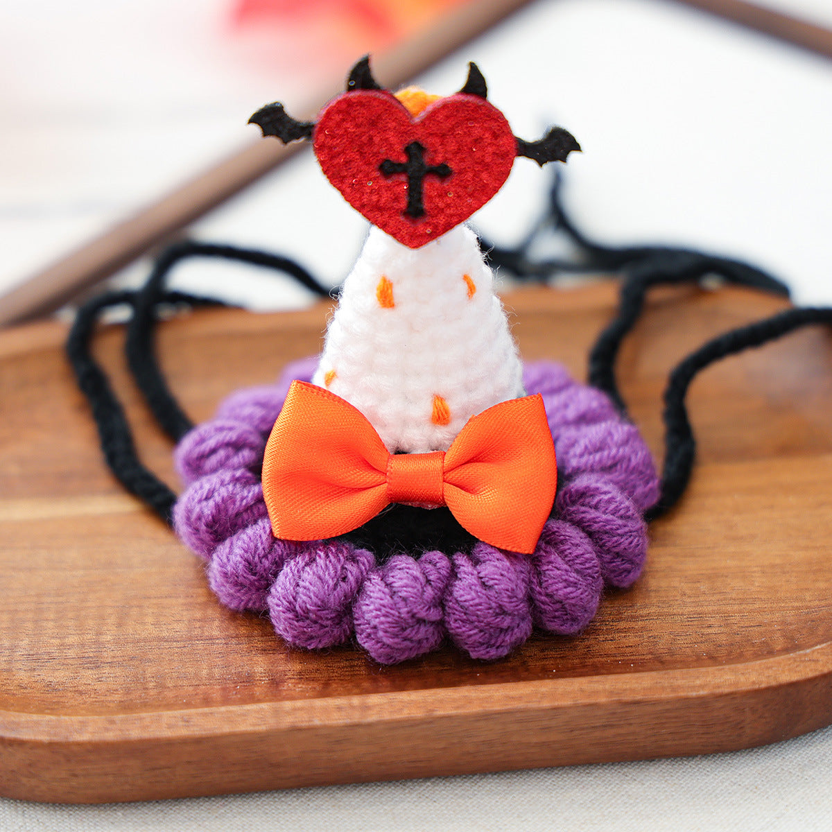 Halloween Knit Witch Hat for Dogs & Cats