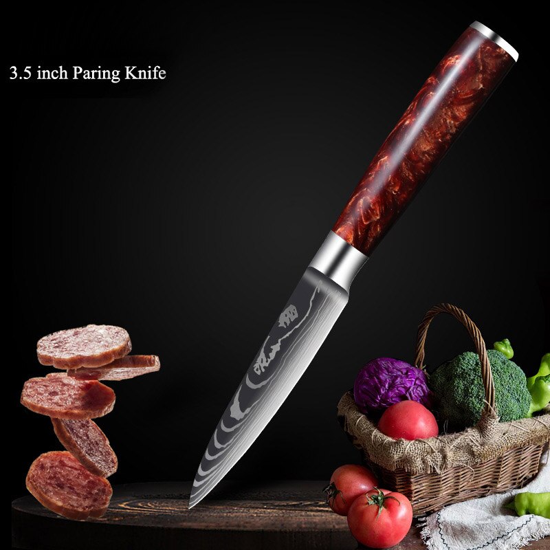 Professional Kitchen Knife Collection – Chef, Cleaver & Santoku Knives