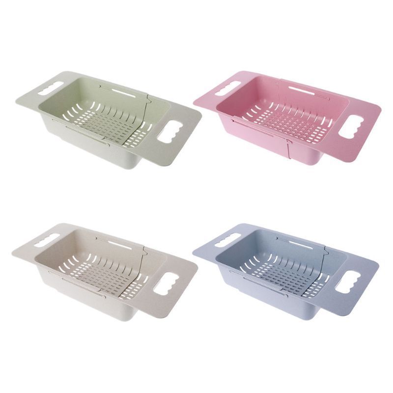 Adjustable Over-the-Sink Draining Basket – Kitchen Organizer
