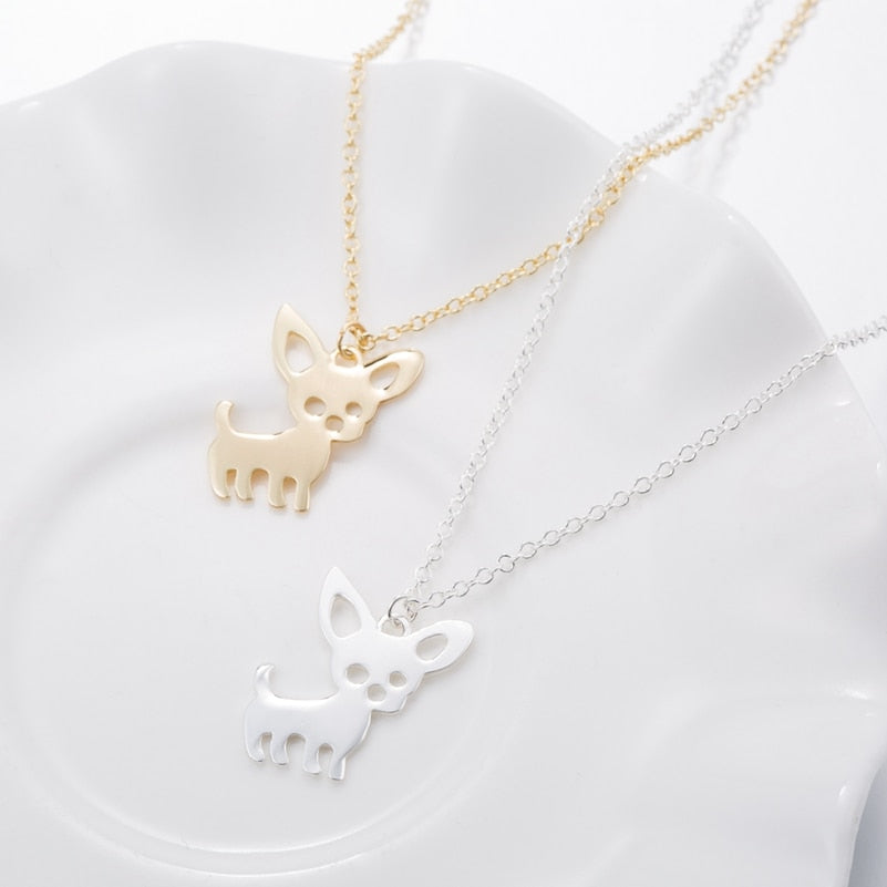 Chihuahua Pendant Necklace – Dog Lover Jewelry