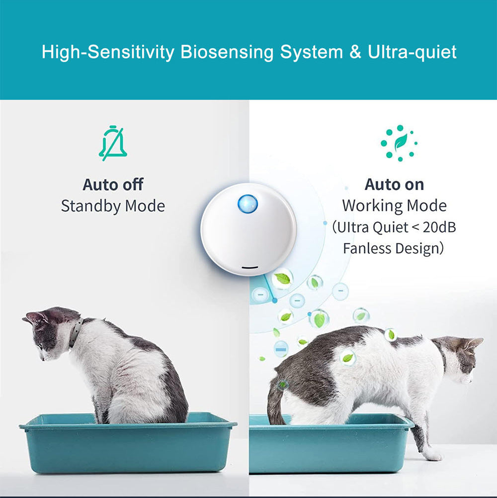 Smart Pet Odor Eliminator – Automatic Litter Box Deodorizer