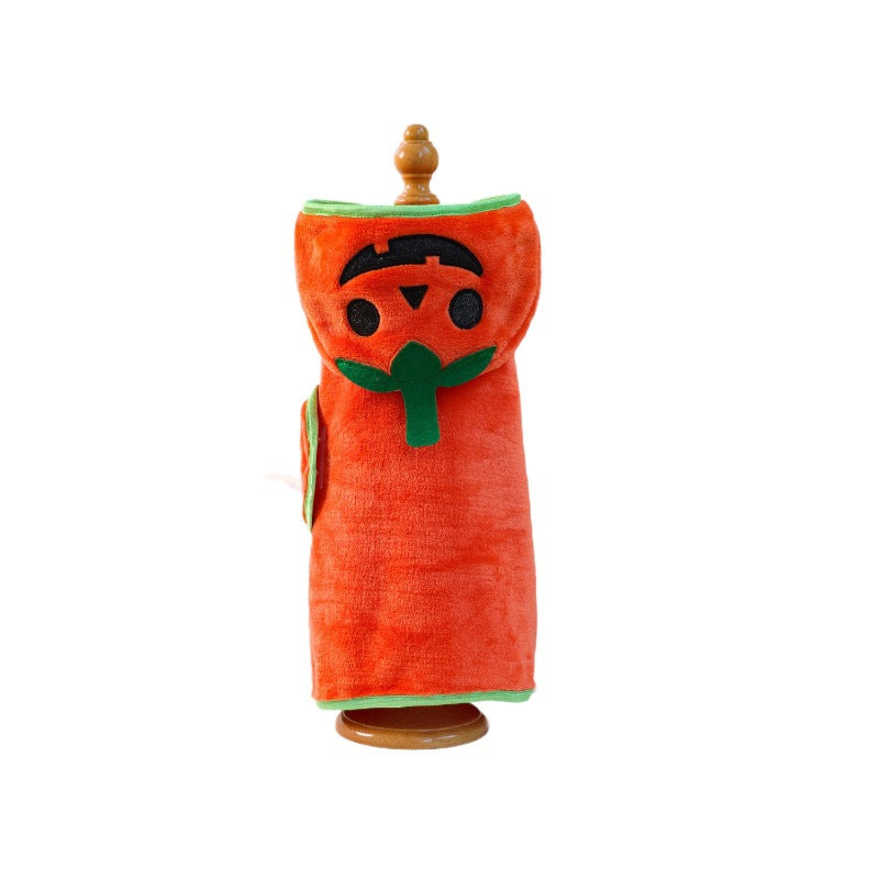 Halloween Pet Bath Robe – Ghost & Pumpkin Dog Towel