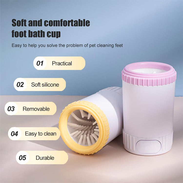 Silicone Paw Cleaner for Dogs & Cats – Soft Cleaning Cup