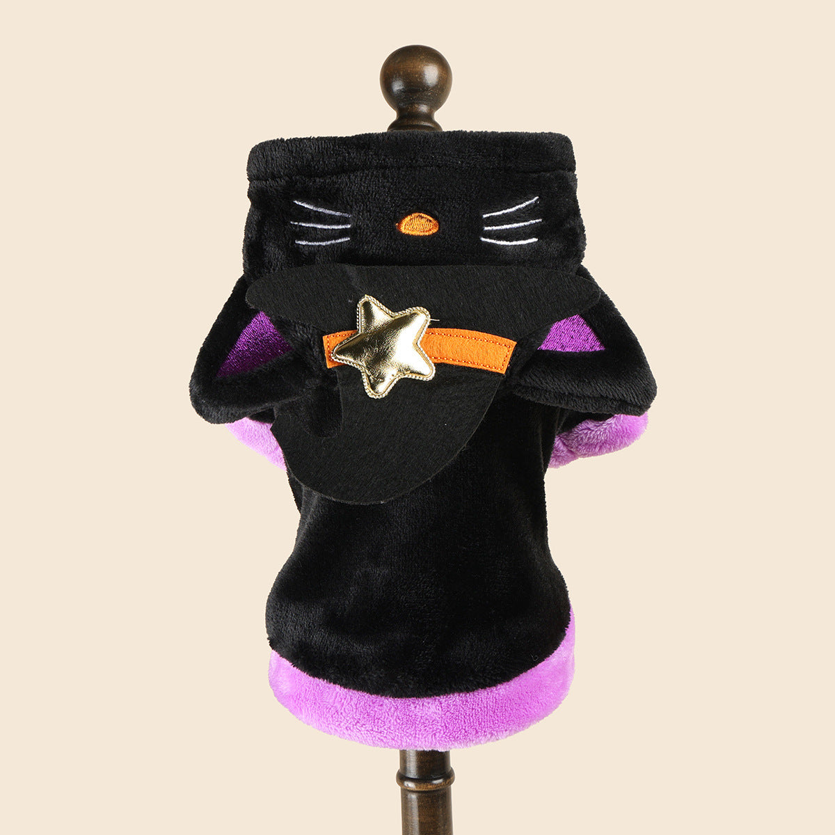 Halloween Witch Hoodie Costume for Small Dogs
