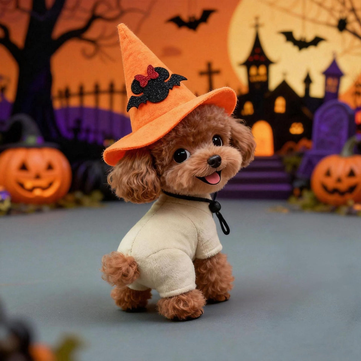 Halloween Pet Hat – Pumpkin, Bat & Spider Costumes