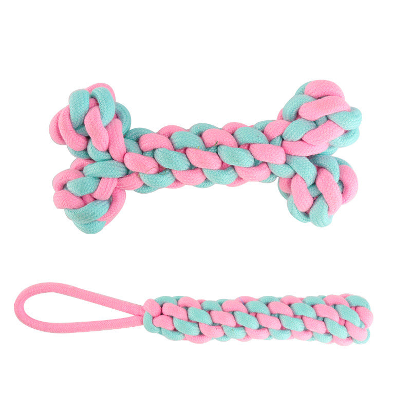 Cotton Rope Dog Toys – Interactive Chew & Tug Toys
