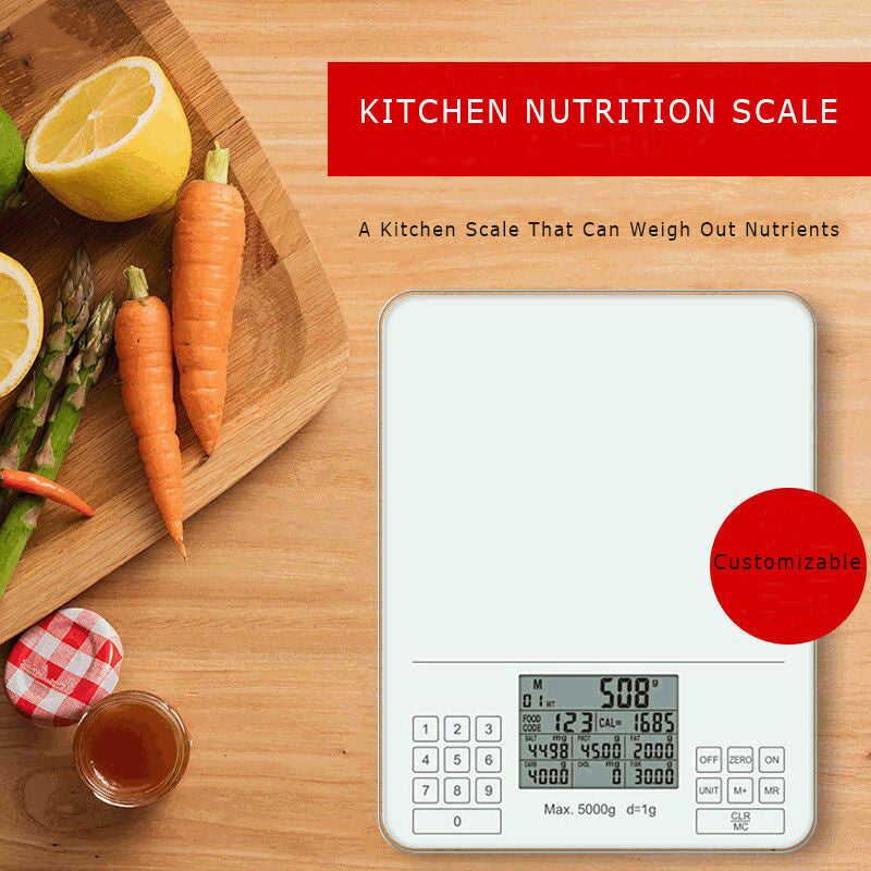 Digital Kitchen Nutrition Scale – Smart Food & Calorie Scale